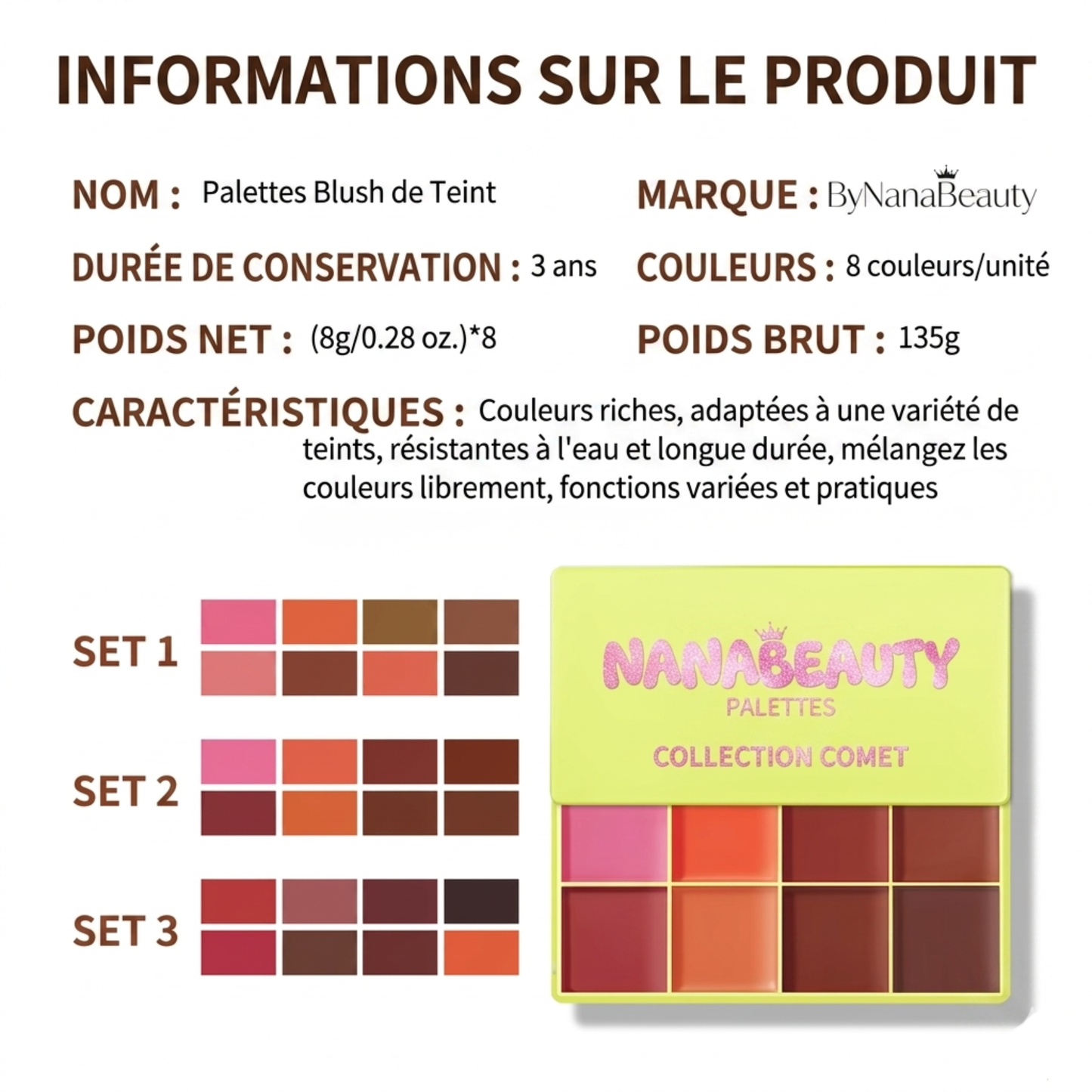 Curve Case Cream Palette Blush Intense – Edition Deep Blush.