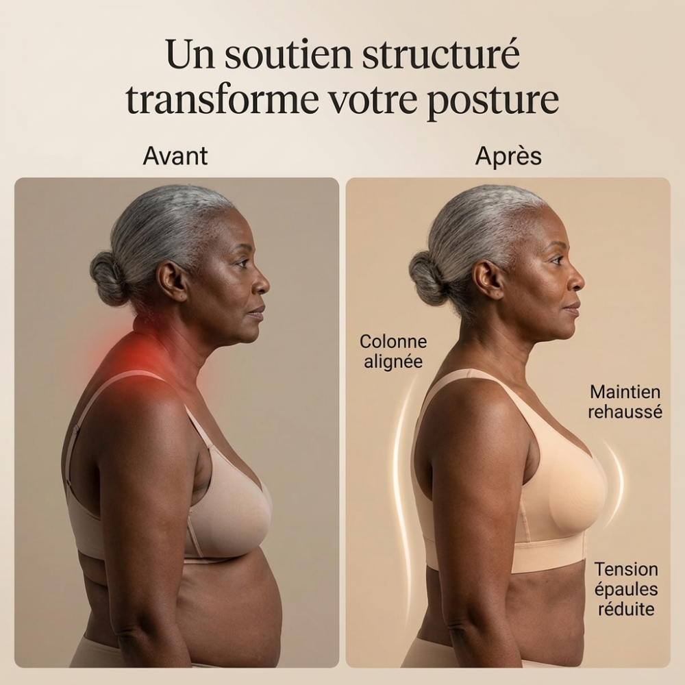Soutien-Gorge Correcteur de Posture & Silhouette – L’Allure d’une Reine