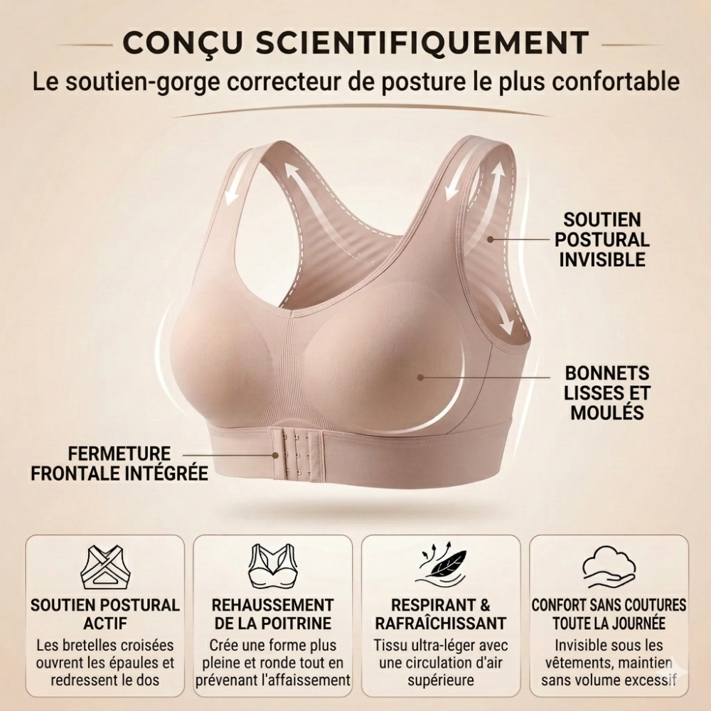 Soutien-Gorge Correcteur de Posture & Silhouette – L’Allure d’une Reine