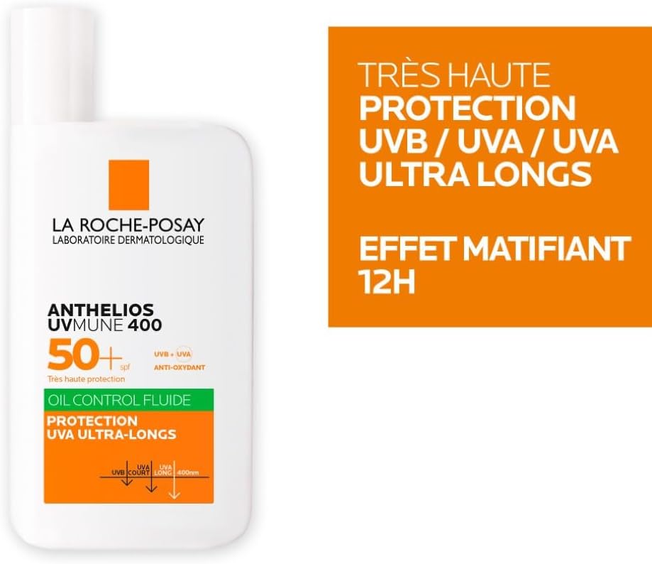 Fluide Solaire Anti-Brillance SPF50+ — La Roche-Posay Anthelios UVMune 400