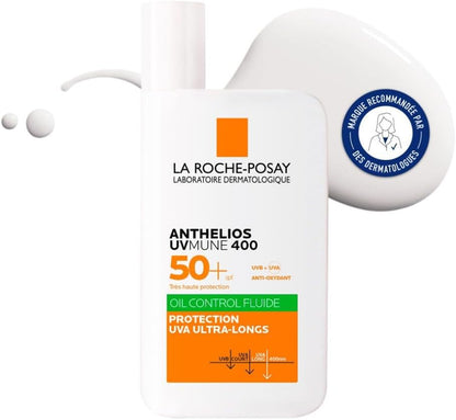Fluide Solaire Anti-Brillance SPF50+ — La Roche-Posay Anthelios UVMune 400