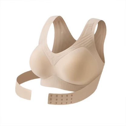 Wireless Posture Correction Push up Bra for Women, Seamless Cross Back Support Bra Comfortable Everyday Lingerie