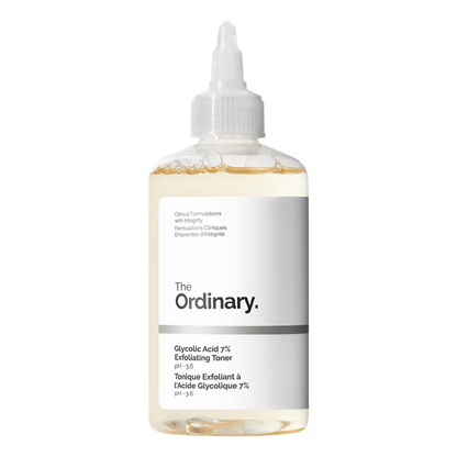 The Ordinary — Solution Tonifiante à l'Acide Glycolique 7% (Anti-Taches & Éclat Corps / Visage) — 240ml