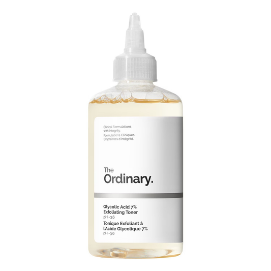 The Ordinary — Solution Tonifiante à l'Acide Glycolique 7% (Anti-Taches & Éclat Corps / Visage) — 240ml
