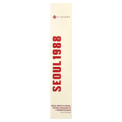 SEOUL 1988 Eye Cream – Contour des yeux au Rétinal 4% & Haricots Fermentés (30ml)