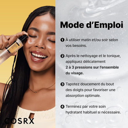 Essence Bave d'Escargot COSRX 96% – Hydratation Intense, Réparation & Éclat Glass Skin