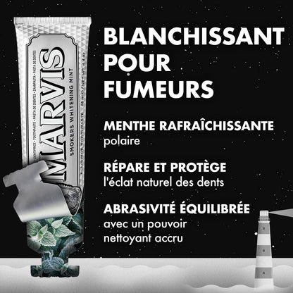 Marvis Whitening Mint – Dentifrice Blanchissant Premium (85ml)