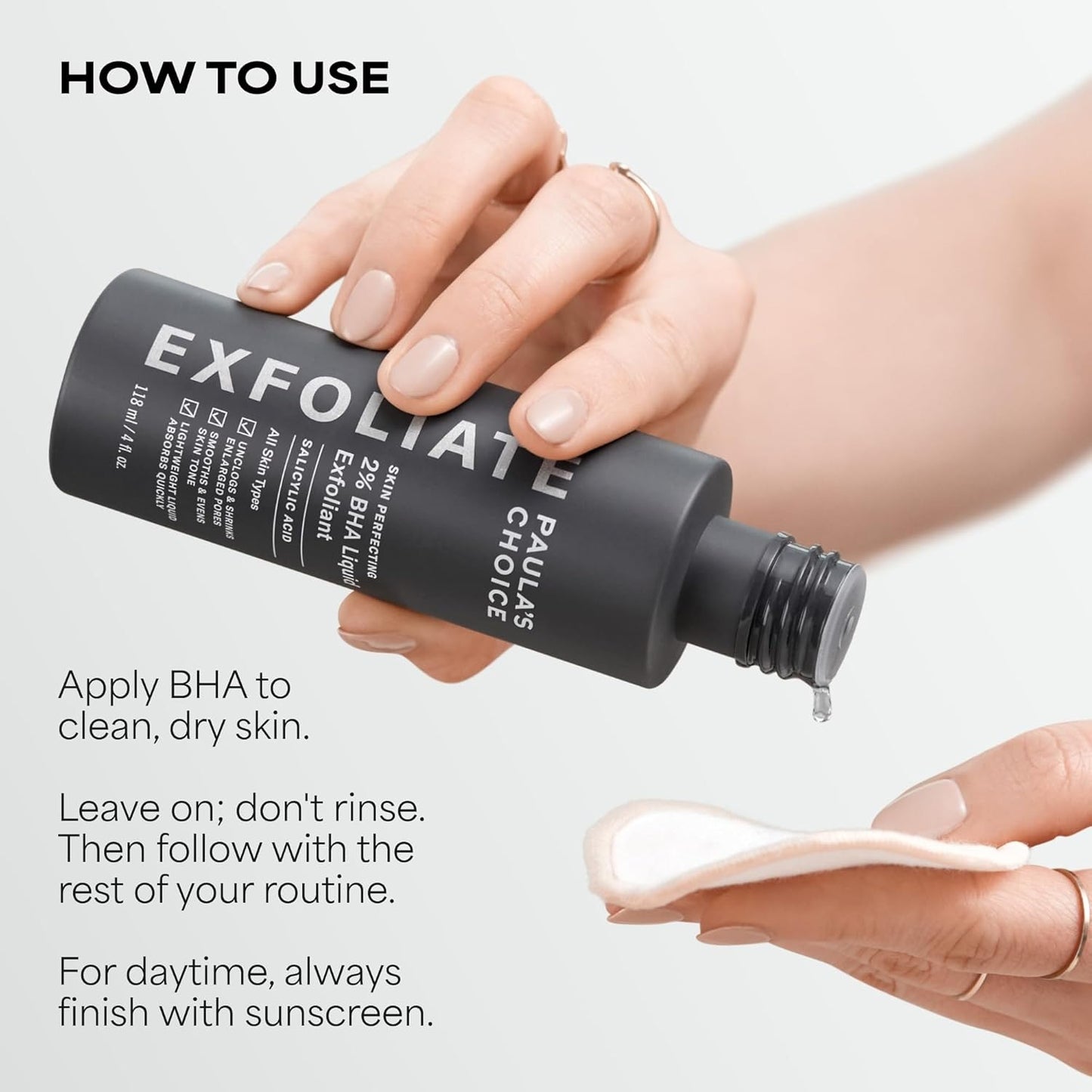 Paula's Choice Skin Perfecting 2% BHA — Lotion Exfoliante à l'Acide Salicylique · 118 ml