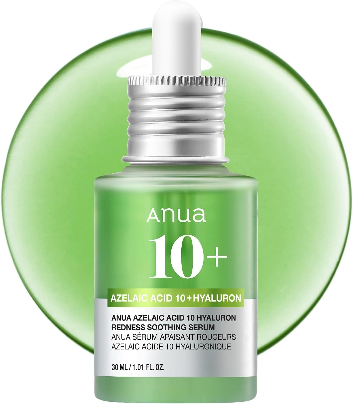 Sérum Apaisant ANUA Acide Azélaïque 10% + Hyaluron – Rougeurs, Acné & Peau Nette