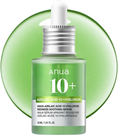 Sérum Apaisant ANUA Acide Azélaïque 10% + Hyaluron – Rougeurs, Acné & Peau Nette